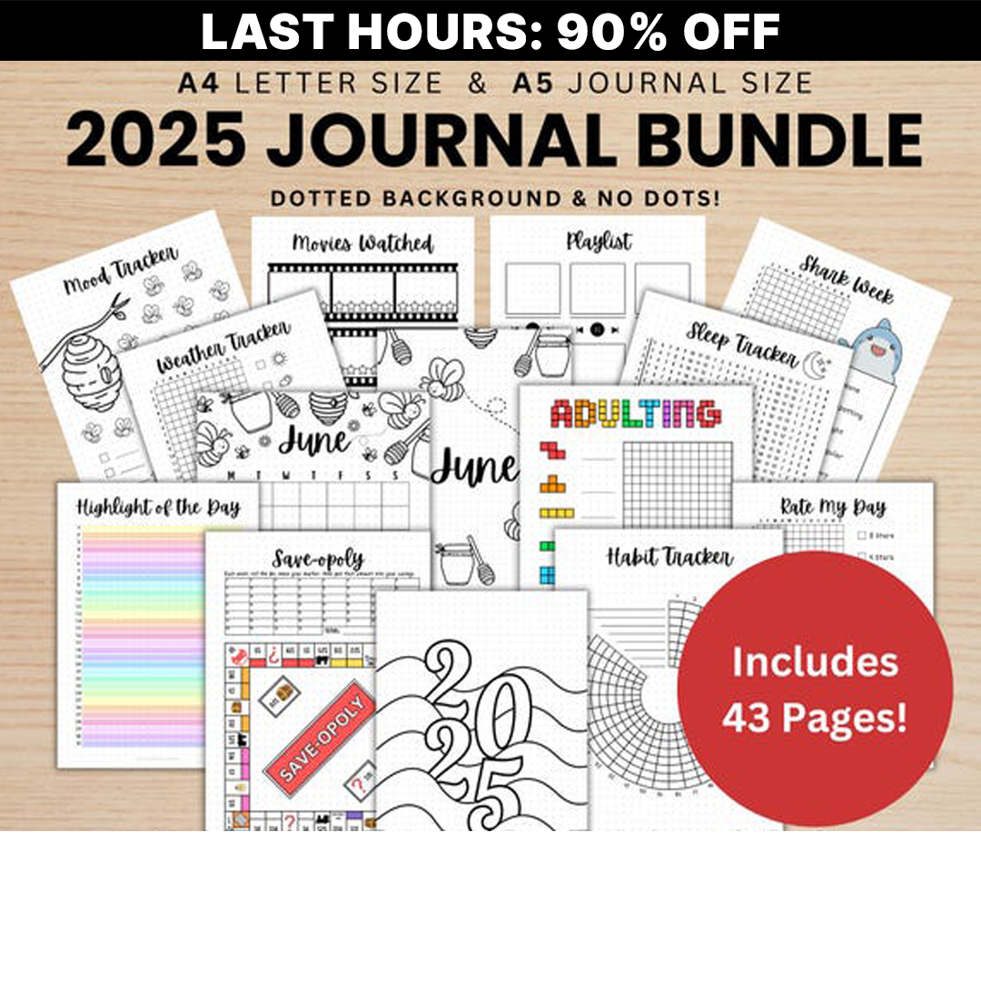 The Ultimate 2025 Journal Bundle - (90% OFF)