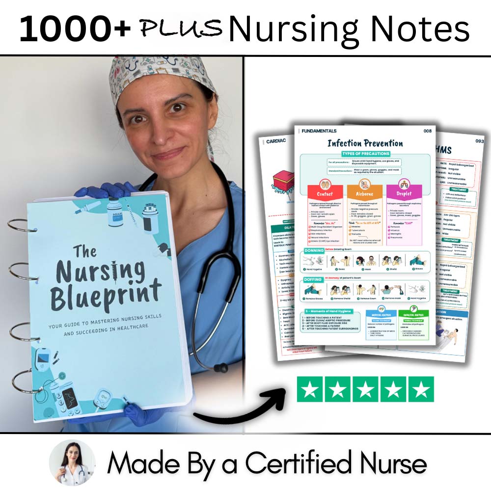 The Nursing Blueprint (1000+ Nursing Notes) - (50%OFF)