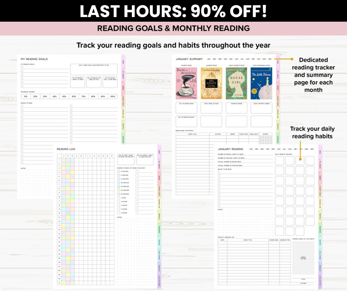 The Ultimate Reading Journal (90% OFF)