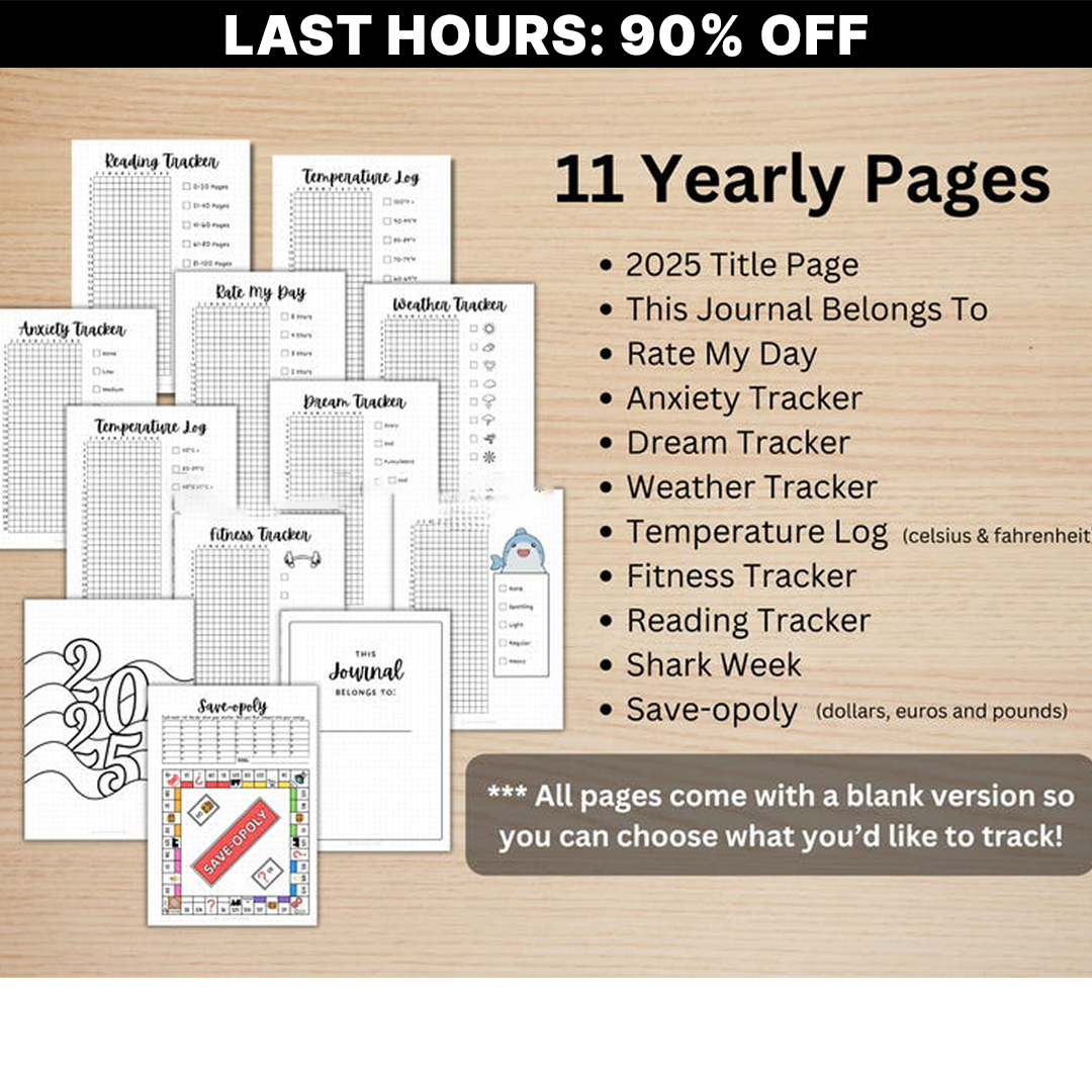 The Ultimate 2025 Journal Bundle - (90% OFF) Backup