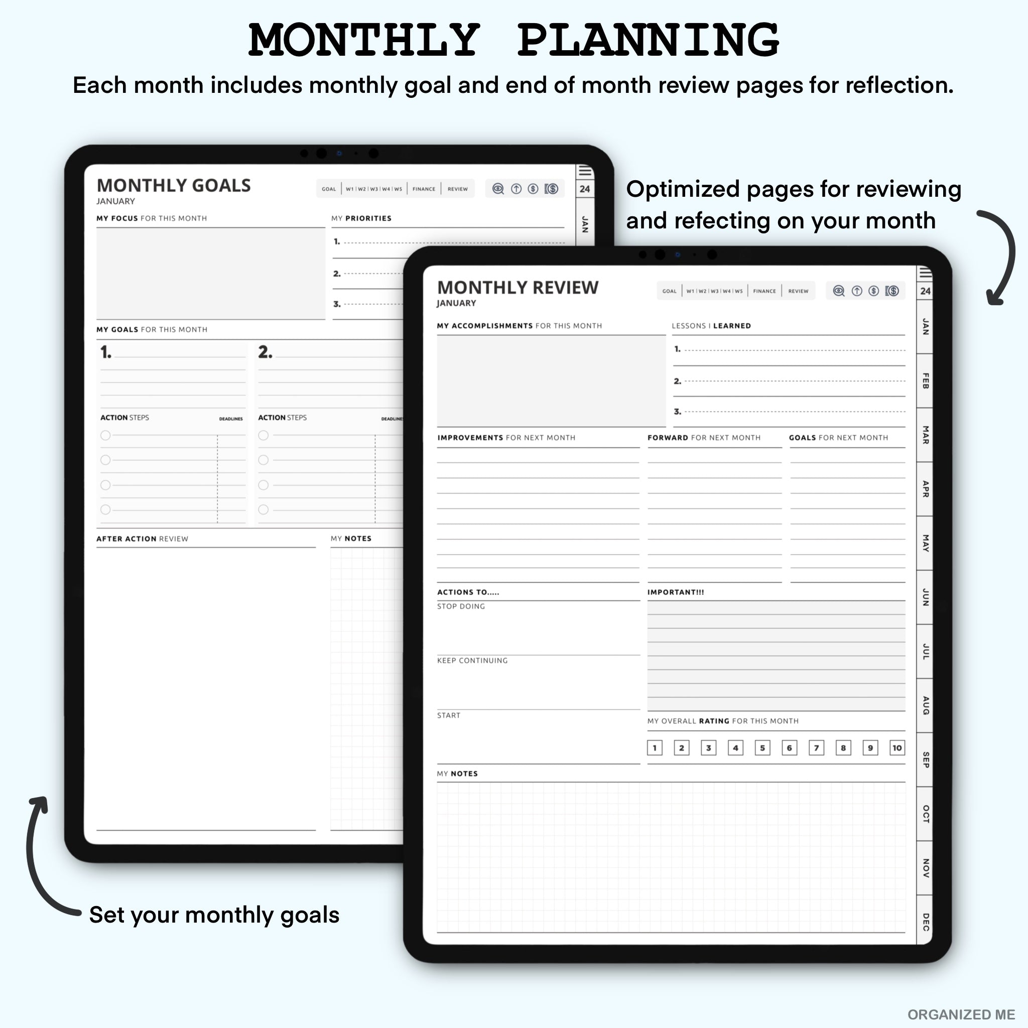 The Organized Me - 2024 & 2025 Digital Planner (90% OFF)