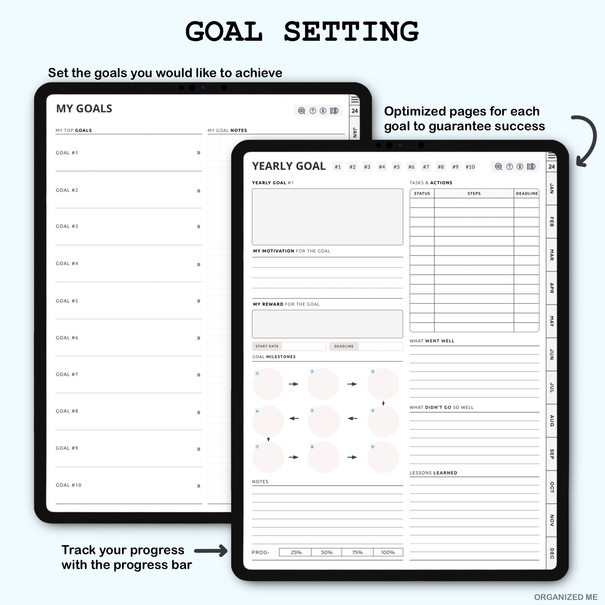 The Organized Me - 2024 & 2025 Digital Planner (90% OFF)