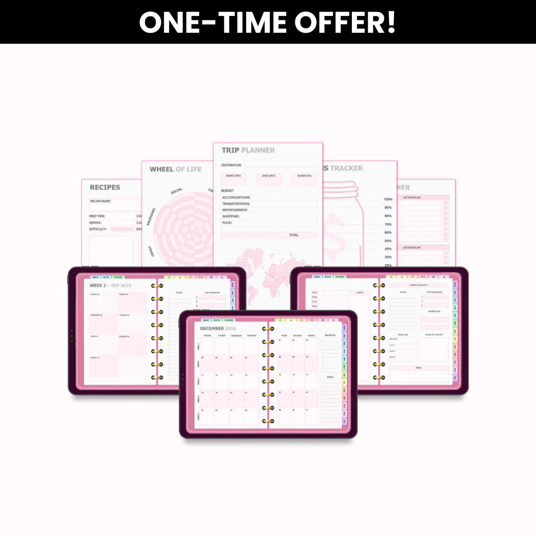 The All-Inclusive Digital Planner (90% OFF)