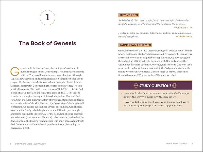 The Beginner's Bible Study Guide (Spiral Bound) (50% OFF)