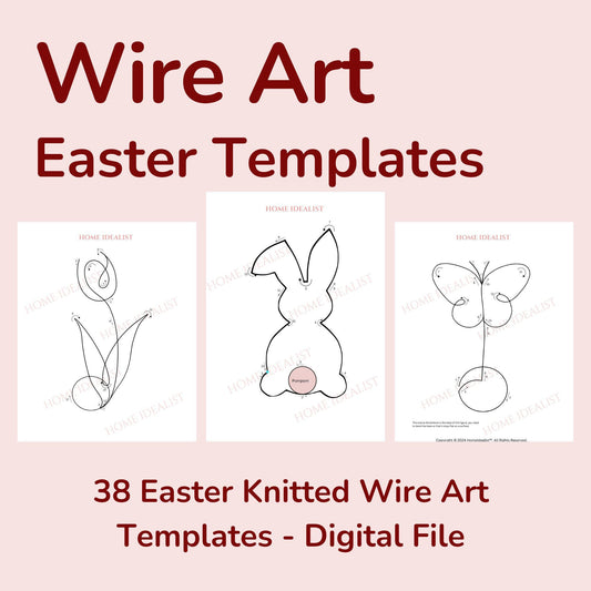 Knitted Wire Art – Digital Templates for Stunning Wire Creations-(50%OFF)