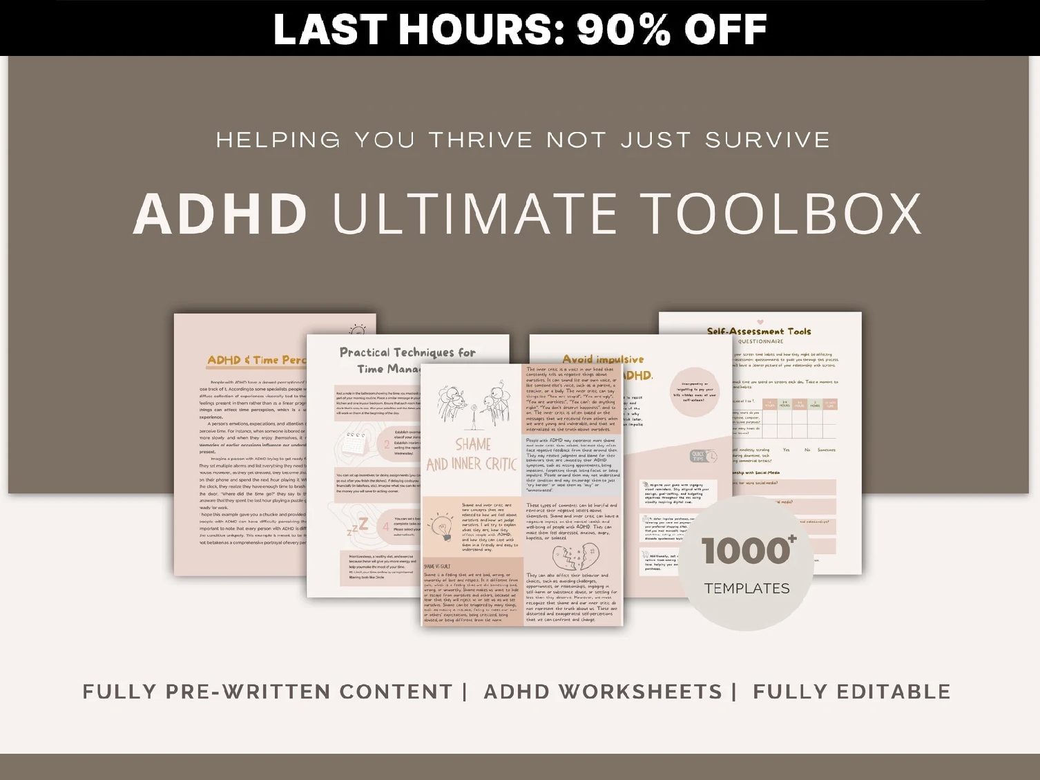 The All-Inclusive ADHD Toolbox (90% OFF)